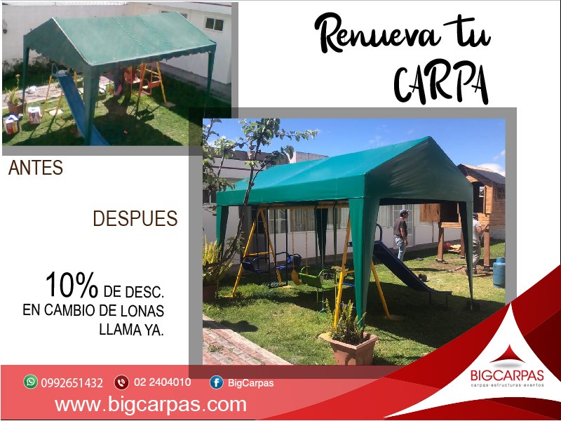 Promoción Carpas